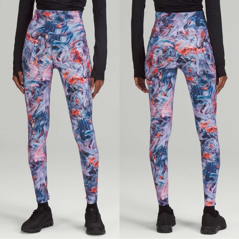 Lululemon Base Pace High-Rise Running Tight 28" Brushed Nulux in Atmospheric 6